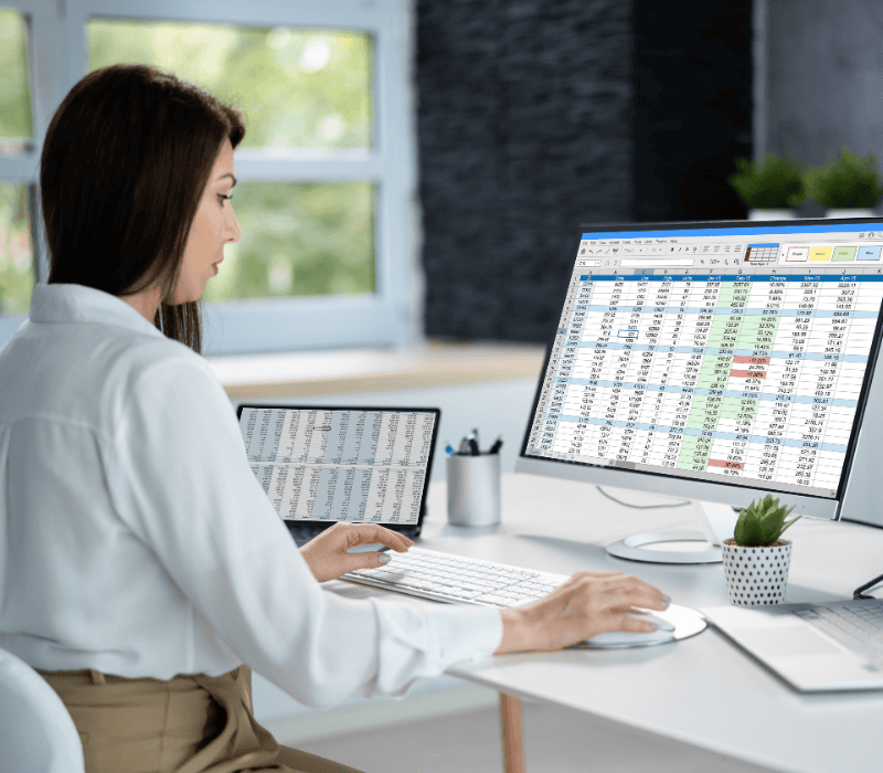 Spreadsheet Management of KIN Business Optimisation Image Source Canva